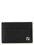 Fendi Leather Card Case — Black