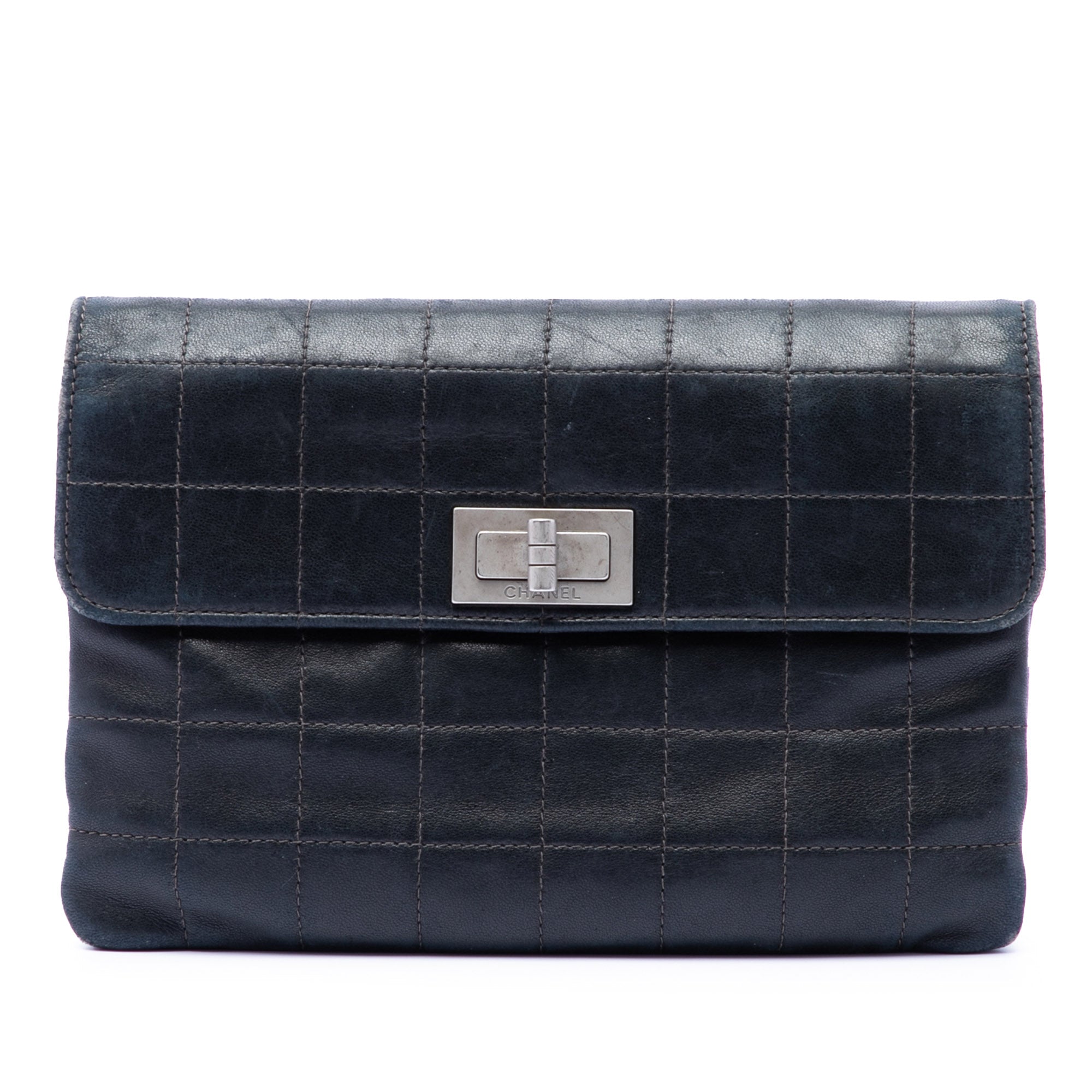 Choco Bar Lambskin Reissue 2.55 Flap Clutch