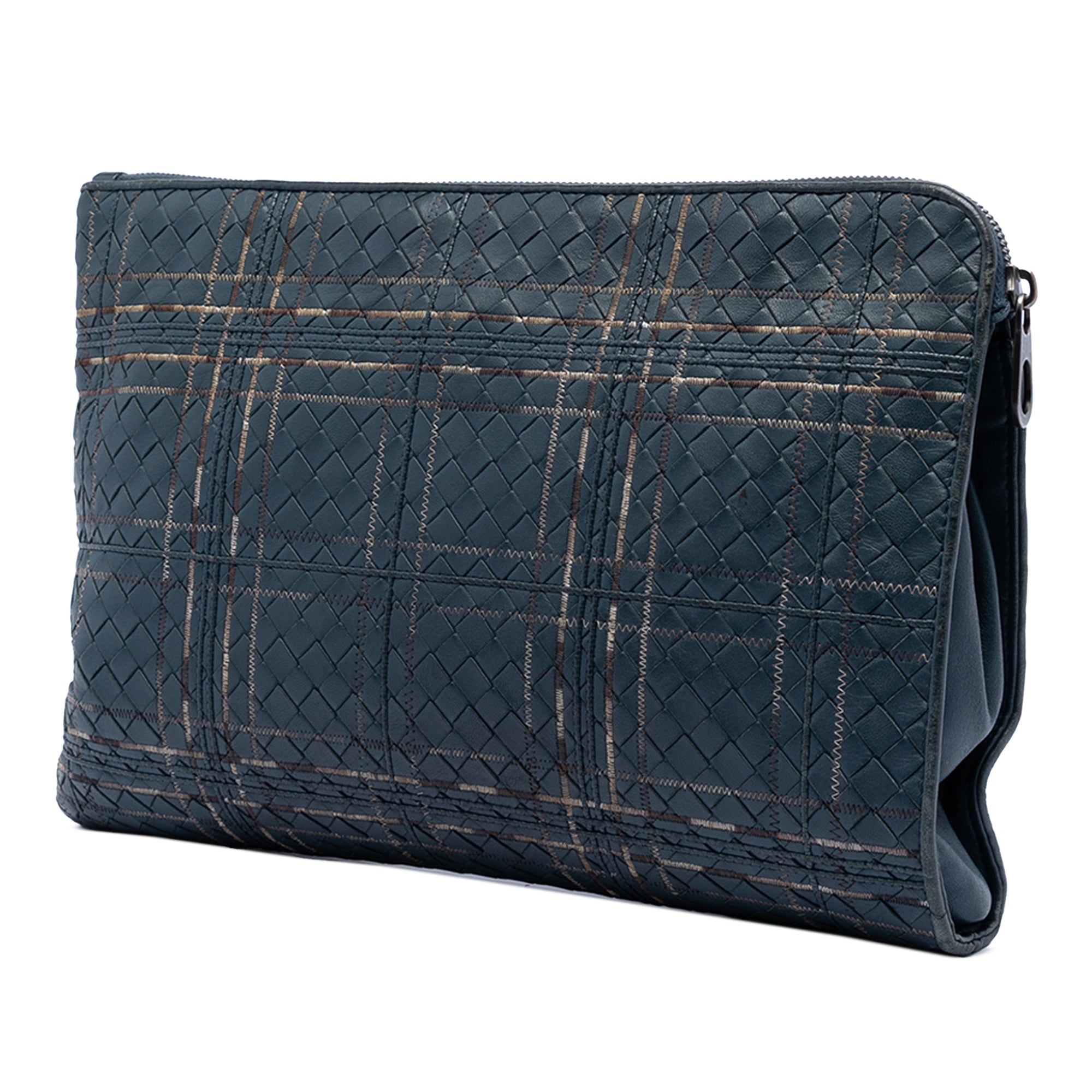 Nappa Intrecciato Metropolis Document Case