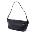 Leather FF Baguette Shoulder Bag