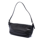 Leather FF Baguette Shoulder Bag
