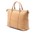 Leather GG Charm Satchel