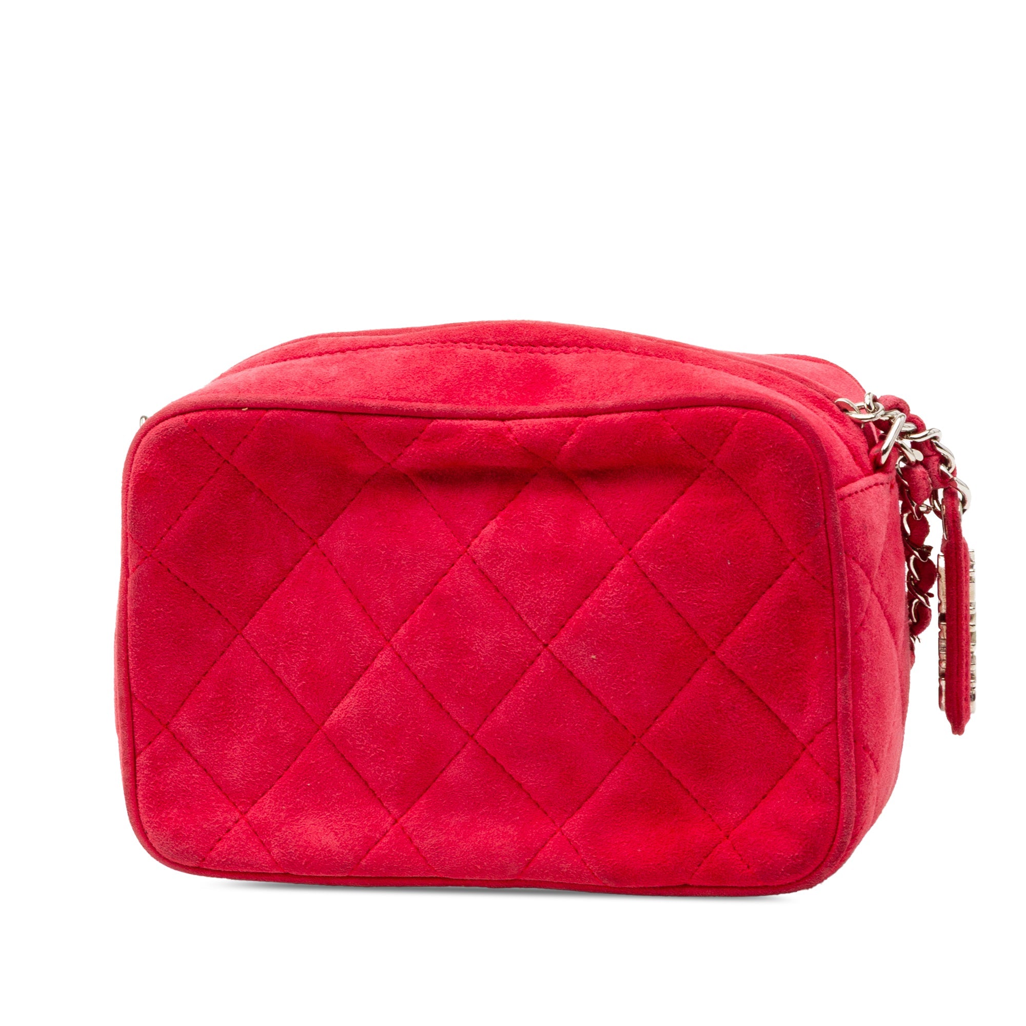 Quilted Suede Camera Bag