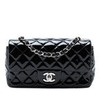 Mini Rectangular Classic Patent Single Flap