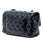 Mini Rectangular Classic Patent Single Flap