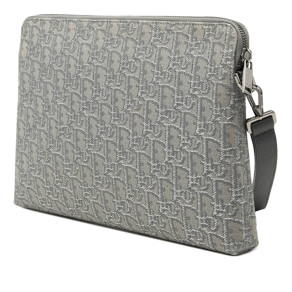 Oblique Canvas A4 Zipped Pouch