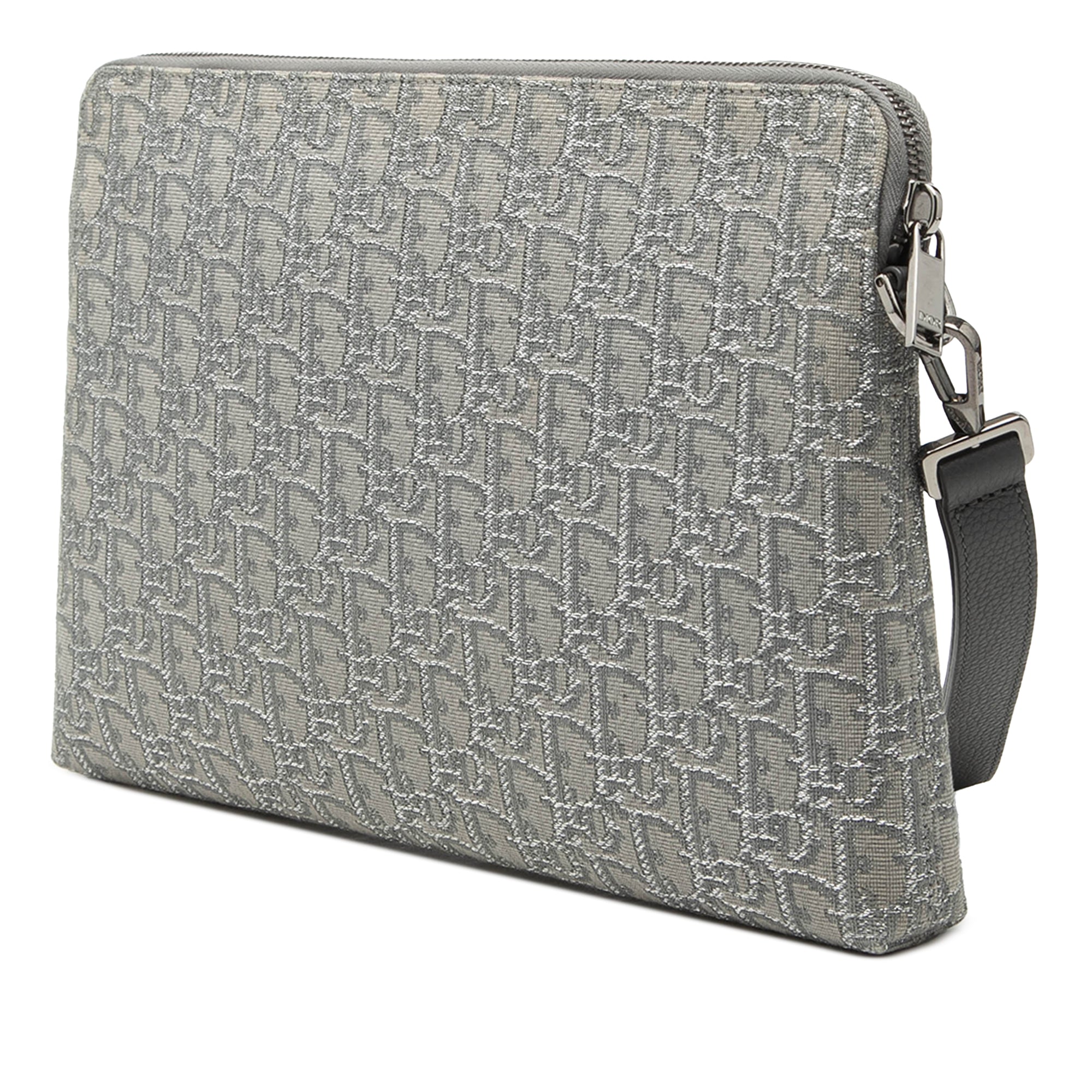 Oblique Canvas A4 Zipped Pouch
