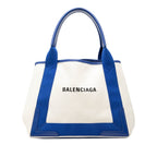 Canvas Navy Cabas S Tote