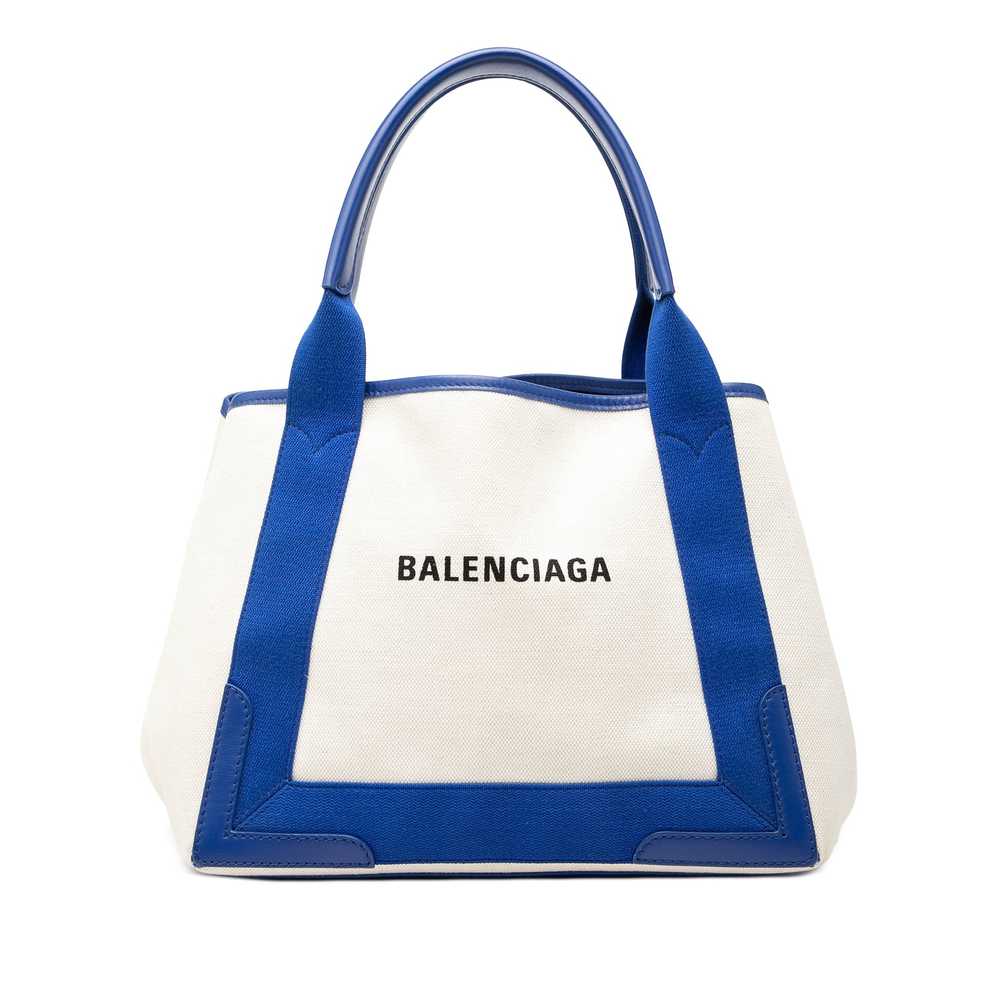 Canvas Navy Cabas S Tote