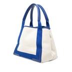 Canvas Navy Cabas S Tote
