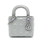 Mini Iridescent Lambskin Cannage Lady Dior