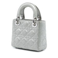 Mini Iridescent Lambskin Cannage Lady Dior