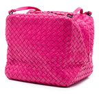 Nappa Intrecciato Cube Crossbody