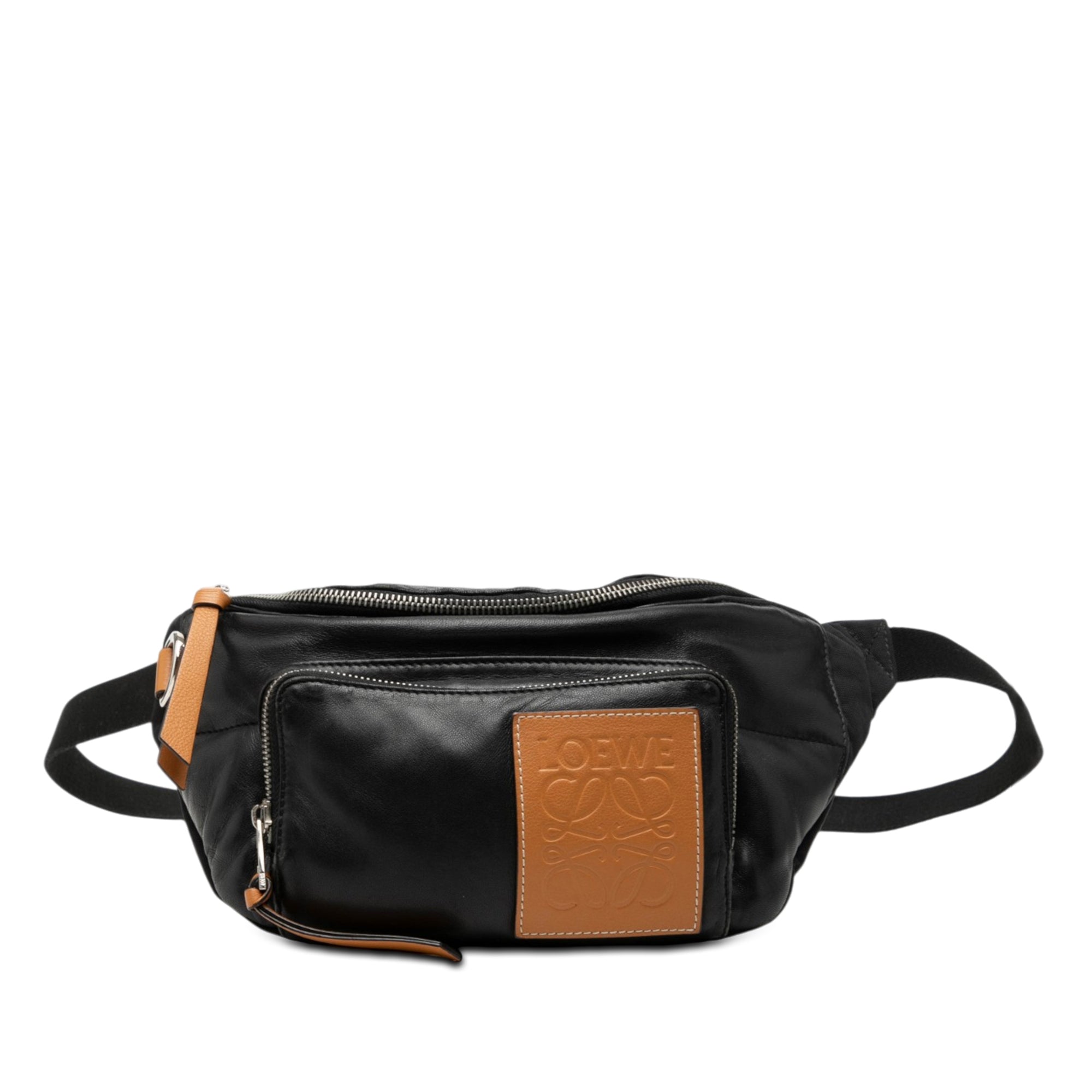 Nappa Anagram Puffy Belt Bag