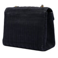 CC Vertical Quilted Nylon Grosgrain Single Flap