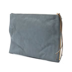 Goatskin Motocross Classic Metallic Edge Clutch