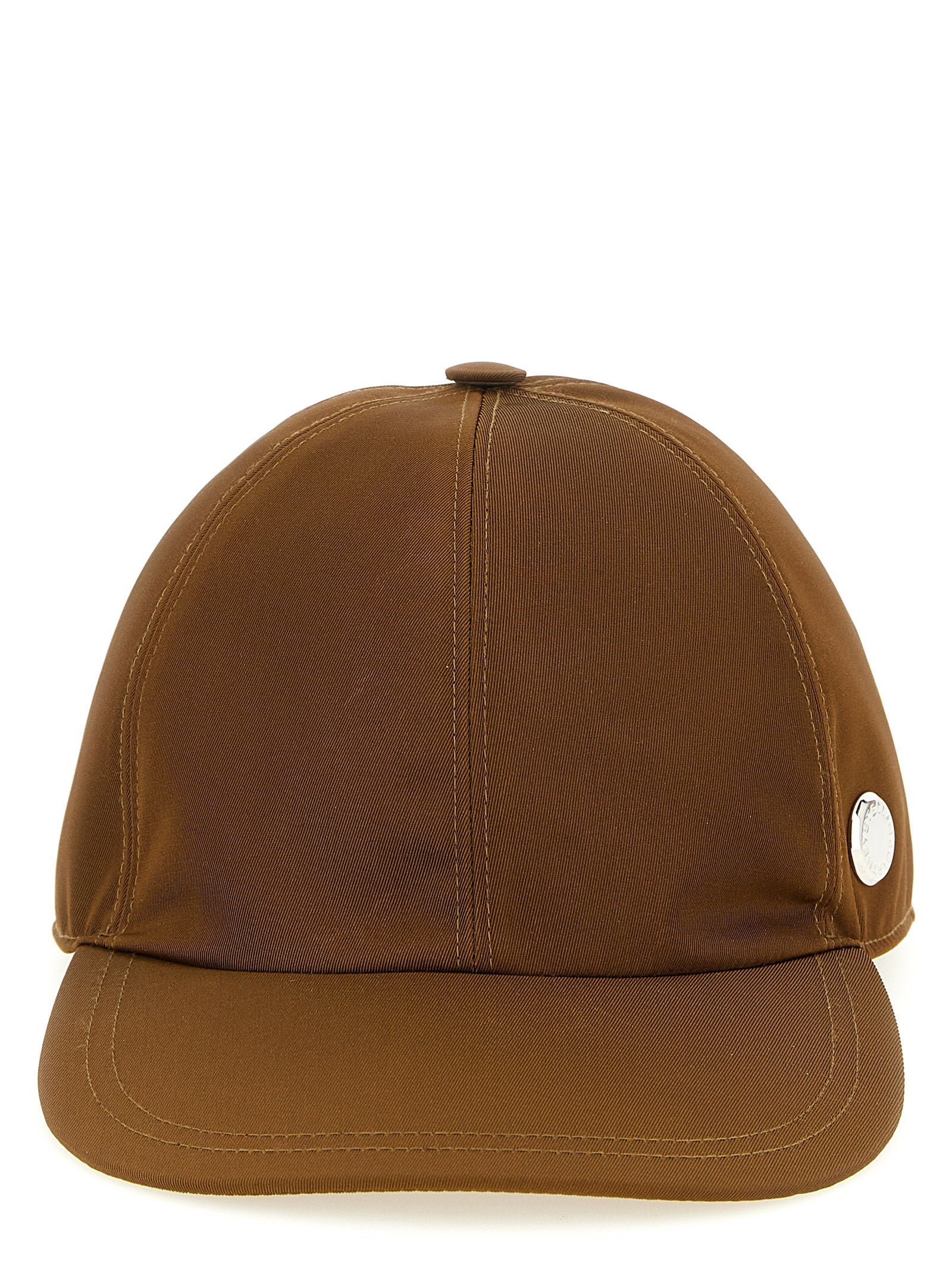 Stella Mccartney Econyl Regenerated Nylon Baseball Cap — Brown