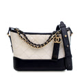 Small Bicolor Aged Calfskin Gabrielle Crossbody