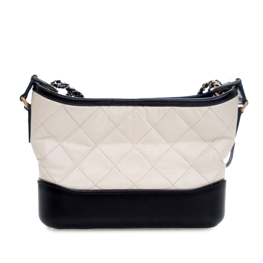 Small Bicolor Aged Calfskin Gabrielle Crossbody