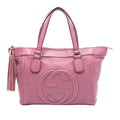 Small Leather Soho Working Tote