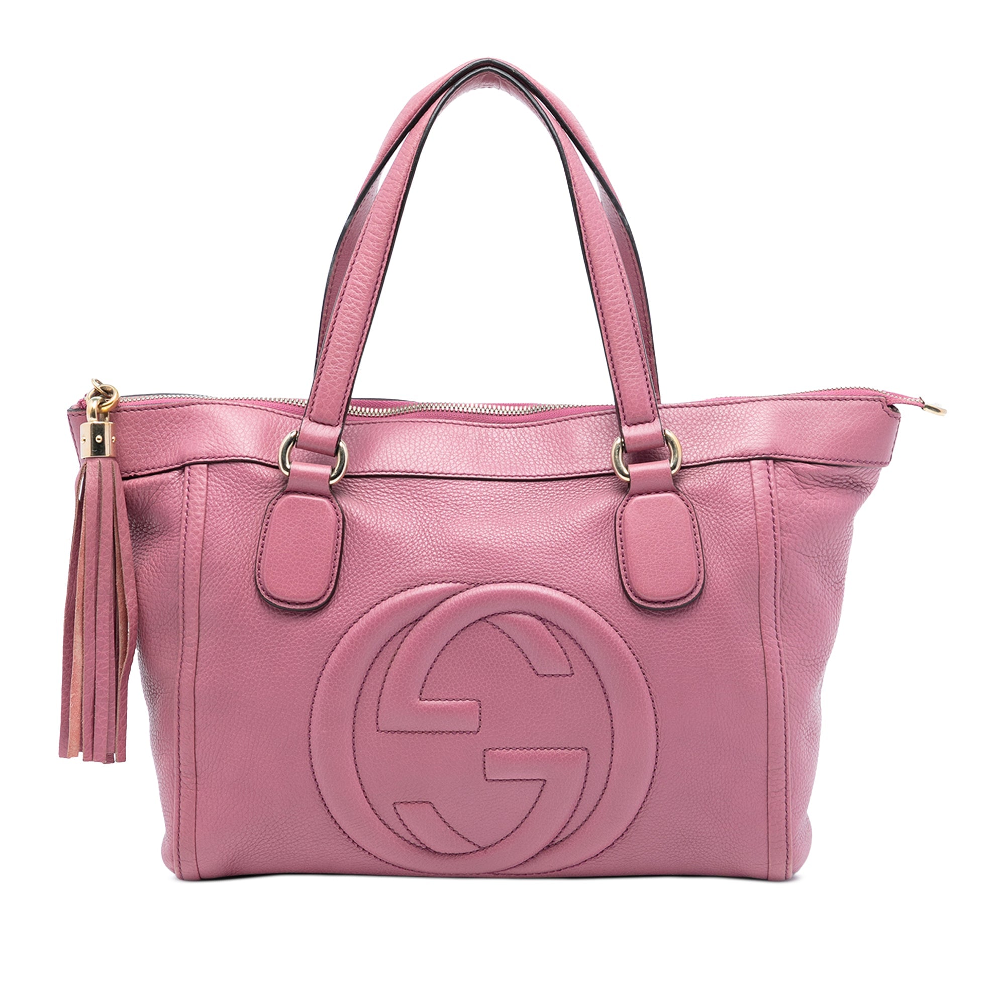 Small Leather Soho Working Tote