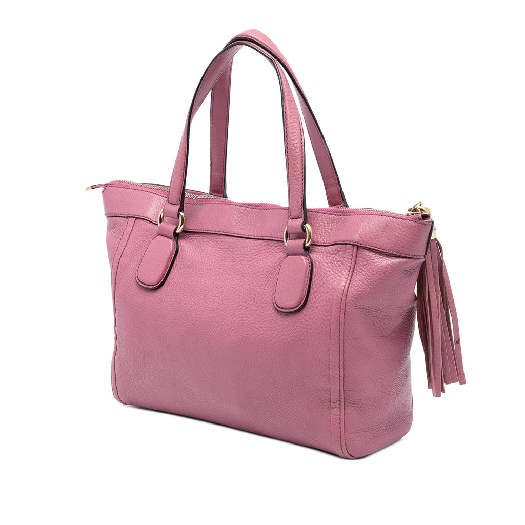 Small Leather Soho Working Tote