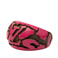 Lacquered Wood Leomonogram Ring S