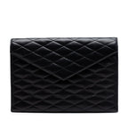 Quilted Lambskin Envelope Pouch