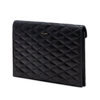 Quilted Lambskin Envelope Pouch