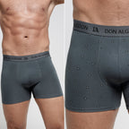 DON ALGODON Pack 12 Bóxers Hombre | Suaves y Transpirables | 2 Unidad por Color | 6 Estampados y 6 Lisos