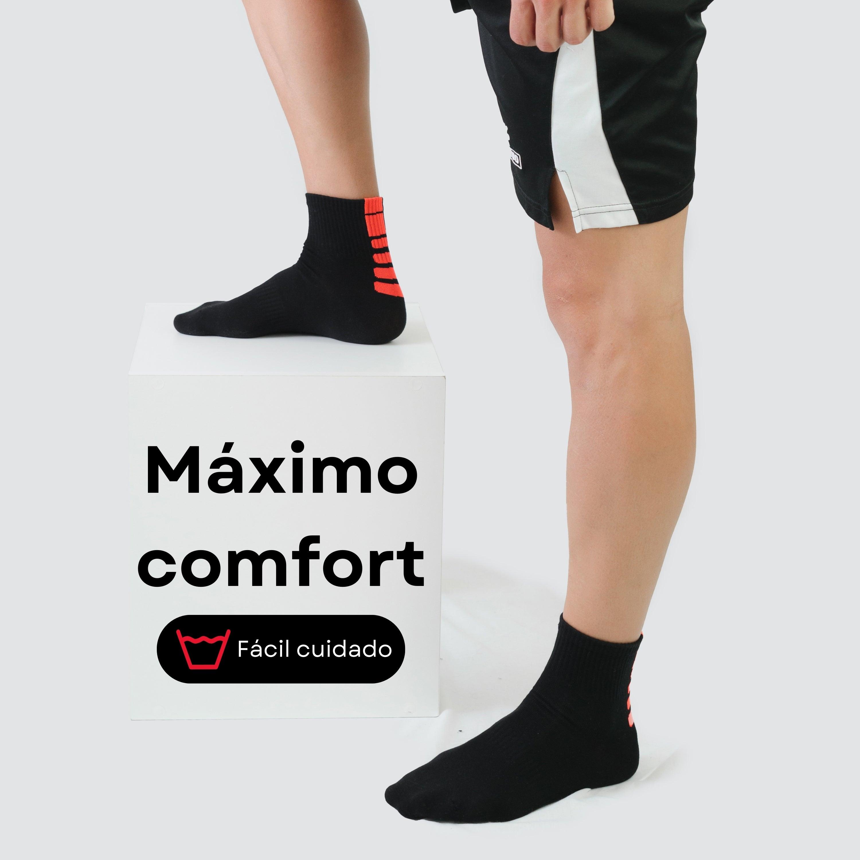 MVA | Pack de 3 Pares Surtidos de Calcetines Unisex Deportivos | Ricos en Algodón | Altos