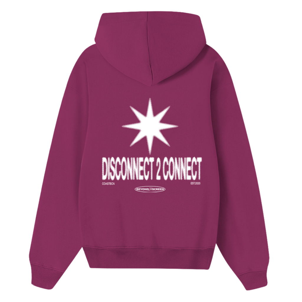 Purple Disconnect Hoodie