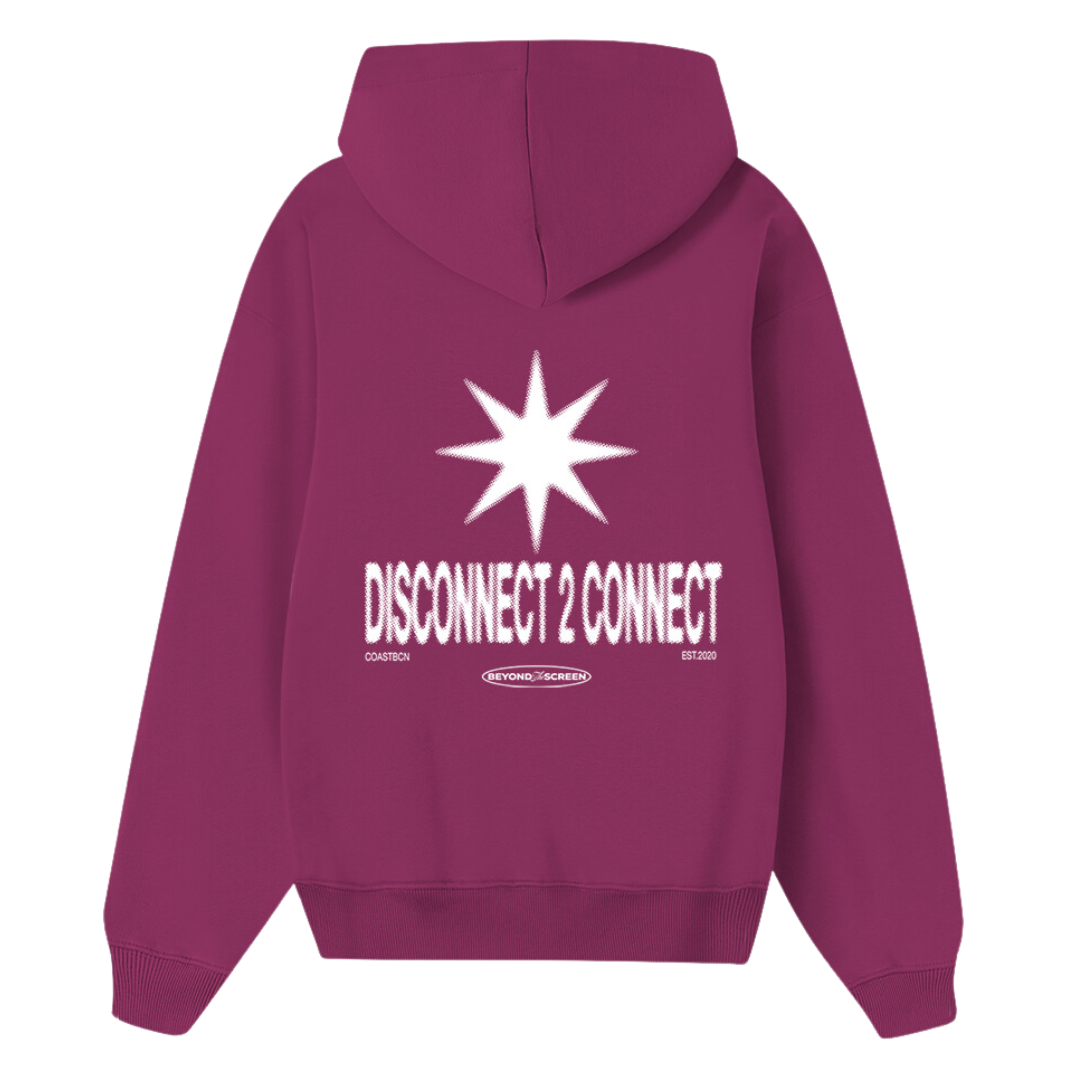 Purple Disconnect Hoodie