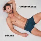 Don Algodon | Pack 6 Boxers Lisos y Rayas - Ajustables y cómodos para Uso Diario