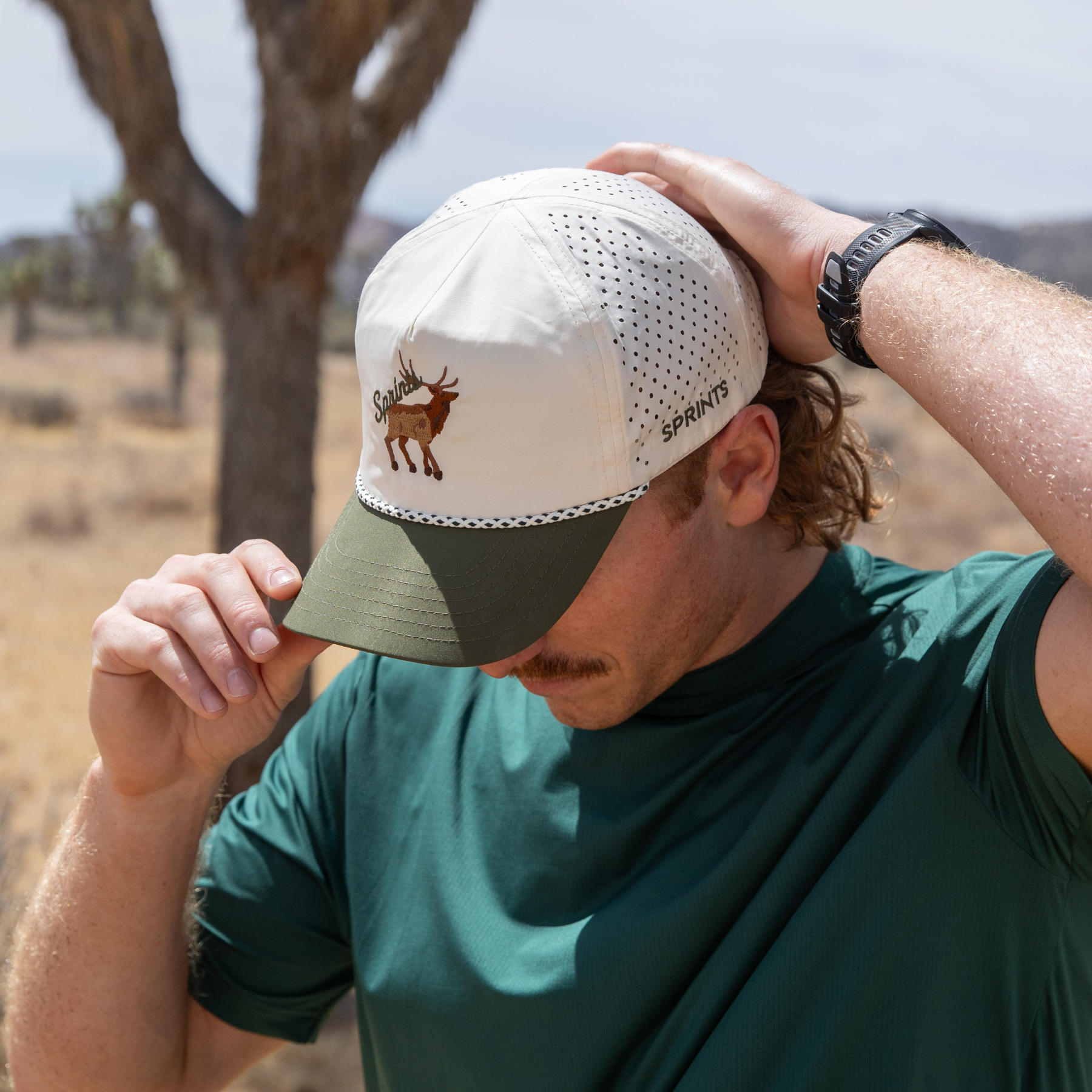 Sprints Mountain Elk EZ Rope Snapback Hat (Unisex)