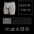 Don Algodon Premium | Pack de 4 Boxers Largos Ciclista Anti-roce Para Hombres | 95% Algodón | 4 Boxer: 2 Negros, 1 Gris Oscuro, 1 Gris Claro | Máxima Calidad