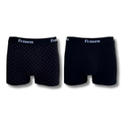 FEVI | Pack 6 Boxers Hombre Algodón | Colores: Negro, Marino y Verde | Ideales para Uso Diario