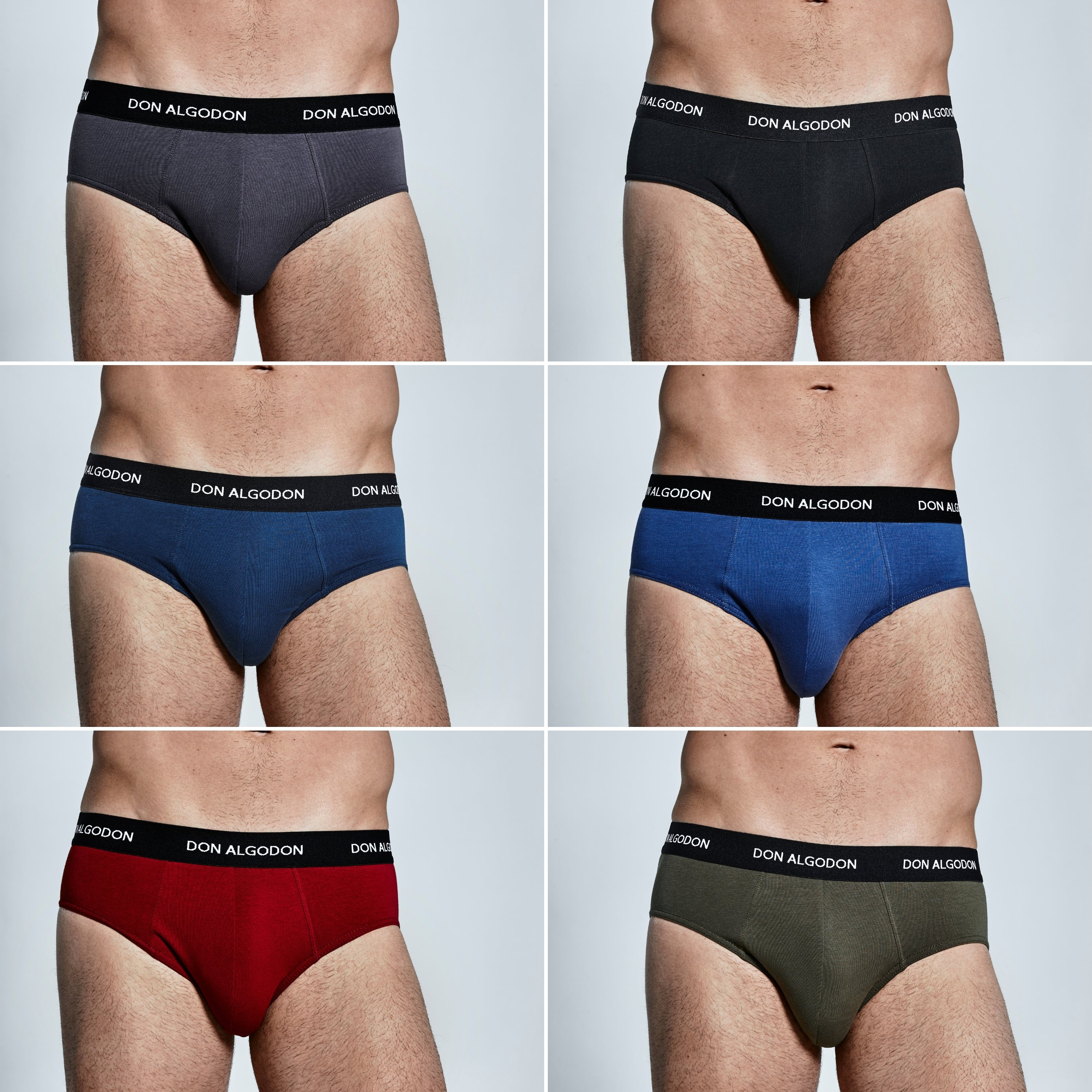 Don Algodon | Pack 12 Slips Hombre | Suaves Transpirables y Resistentes | Máxima Comodidad y Suavidad