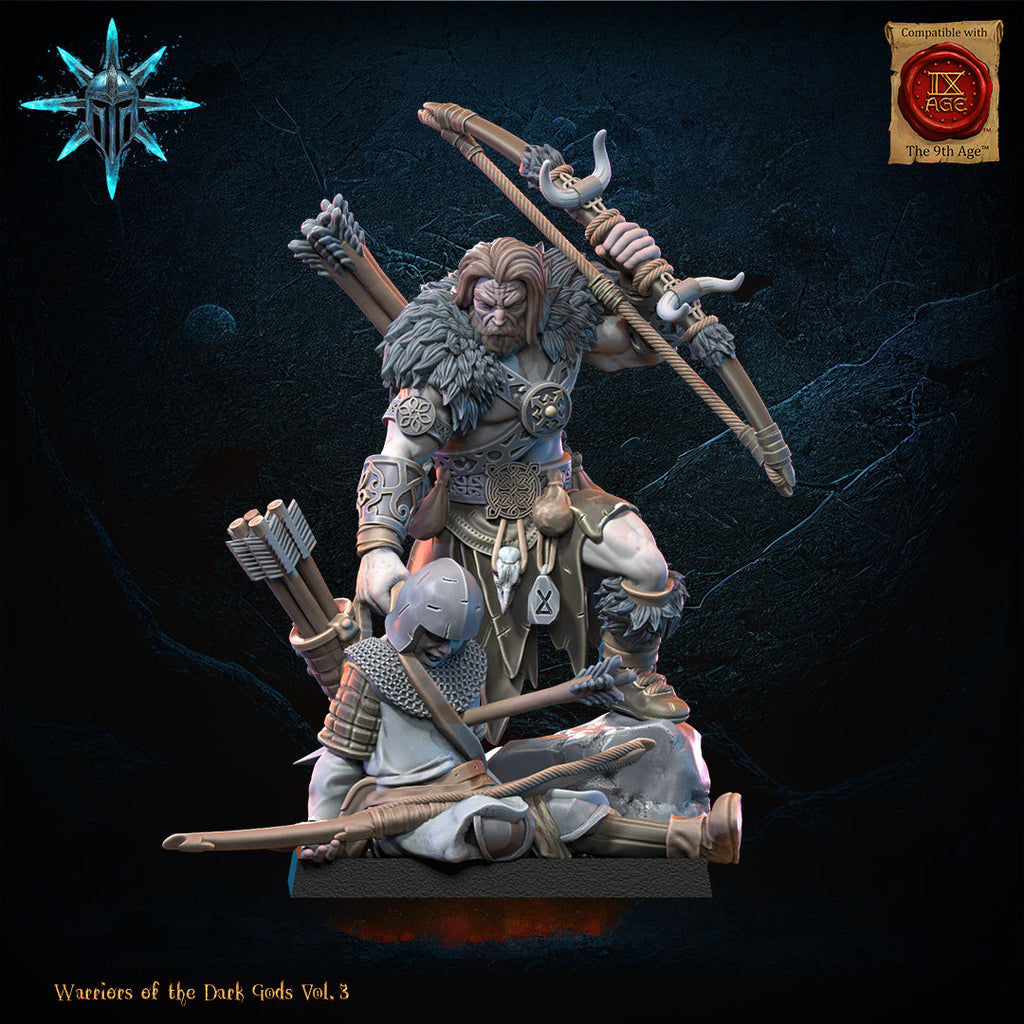 Barbarian Chief with Bow, Lost Kingdom Miniatures