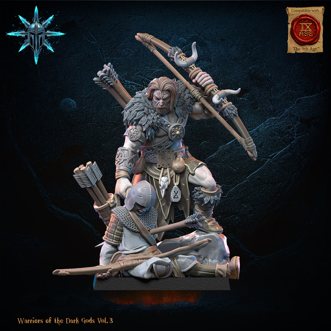Barbarian Chief with Bow, Lost Kingdom Miniatures