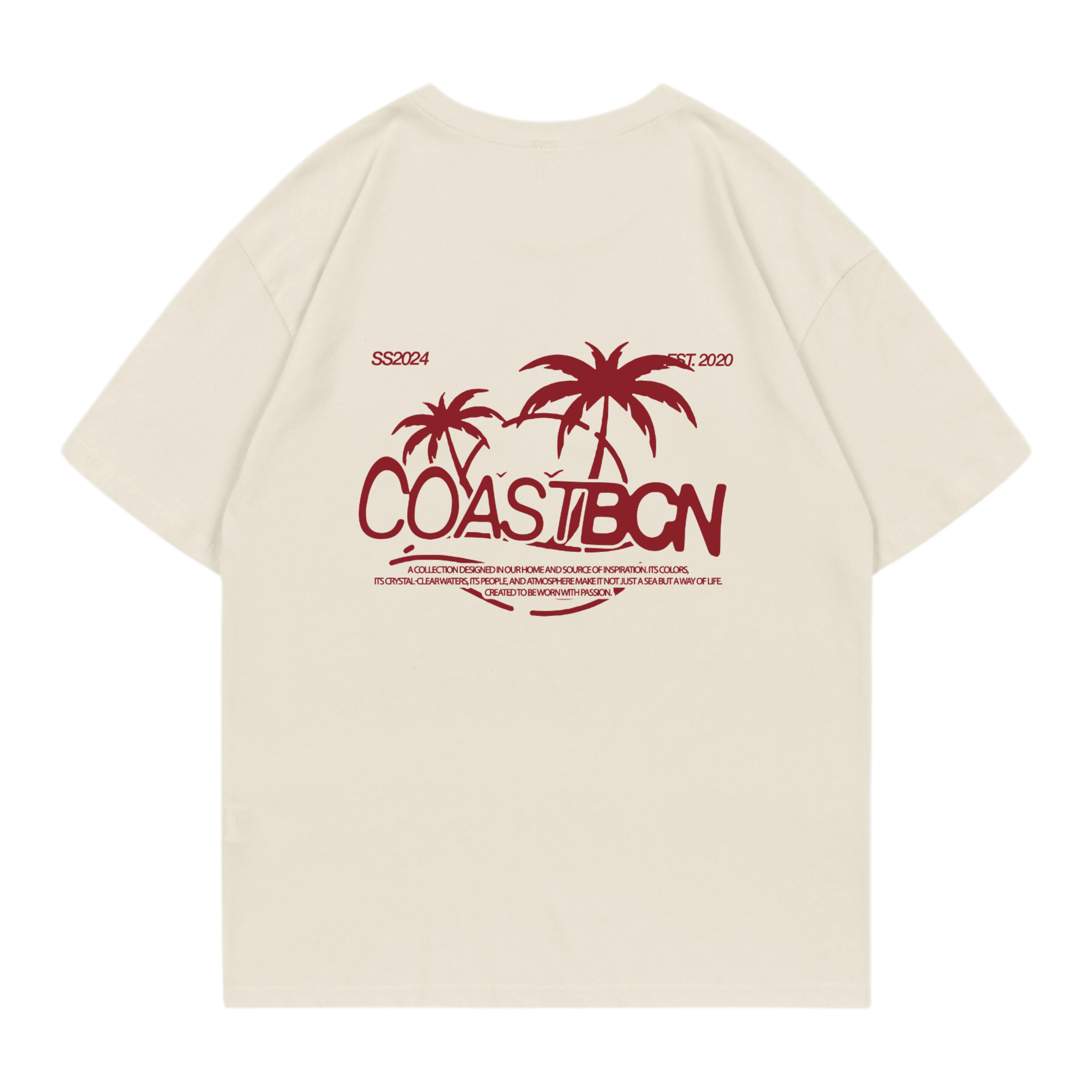 Cream Horizon T-shirt