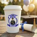 Pegatina impermeable personalizada con foto de graduación con nombre y año de uso del envase Regalo de graduación para graduados
