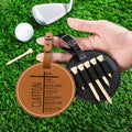Cruz personalizada You Are Chosen PU Leather Golf Bag Tag Tee Holder with Name Golf Accessory Birthday Gift for Christian Golf Player Lover