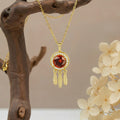 Collar personalizado de plumas Dreamcatcher con piedra de nacimiento Joyería delicada Regalo de cumpleaños Día de la Madre para mamá Mujer