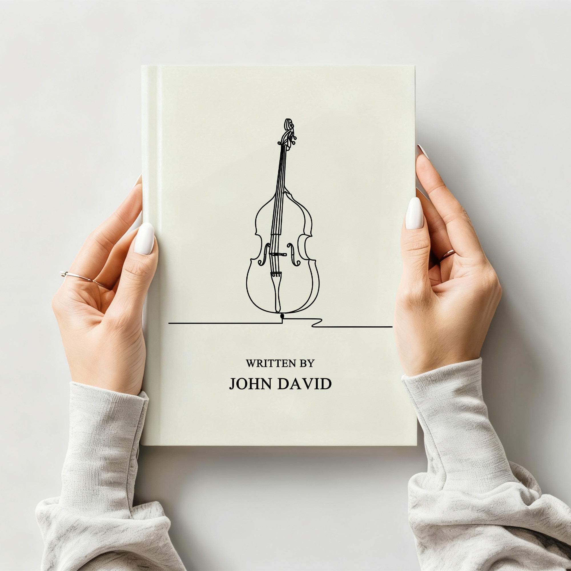 Cuaderno personalizado con nombre y 100 páginas rayadas con diseño de instrumentos musicales para cumpleaños y festivales de música Regalo para músicos