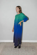 VESTIDO ERRE AZUL & VERDE