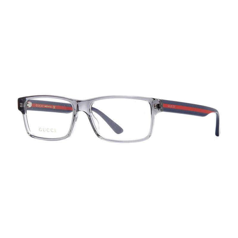 Gucci GG0752O003 Acetate Frame Eyeglasses — Gray