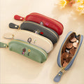 Personalizado de Moda Chica Nacimiento Flor Mini PU Monedero de cuero con nombre diario de viaje Accesorios Cumpleaños Navidad Regalo para Mujeres Niñas