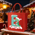 Gorro de Papá Noel personalizado Dinosaurio Bolsa de yute roja de gran capacidad con nombre Accesorios de vacaciones Fiesta de Navidad Regalo para niños Adolescentes
