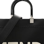 Fendi Vitello King Plexiglass Medium Fendi Sunshine Shopper Tote Black White